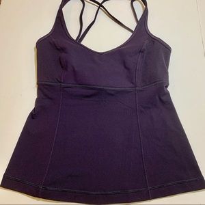 Lululemon‎ Athletica Racerback Athletic Purple Tank Top 6
